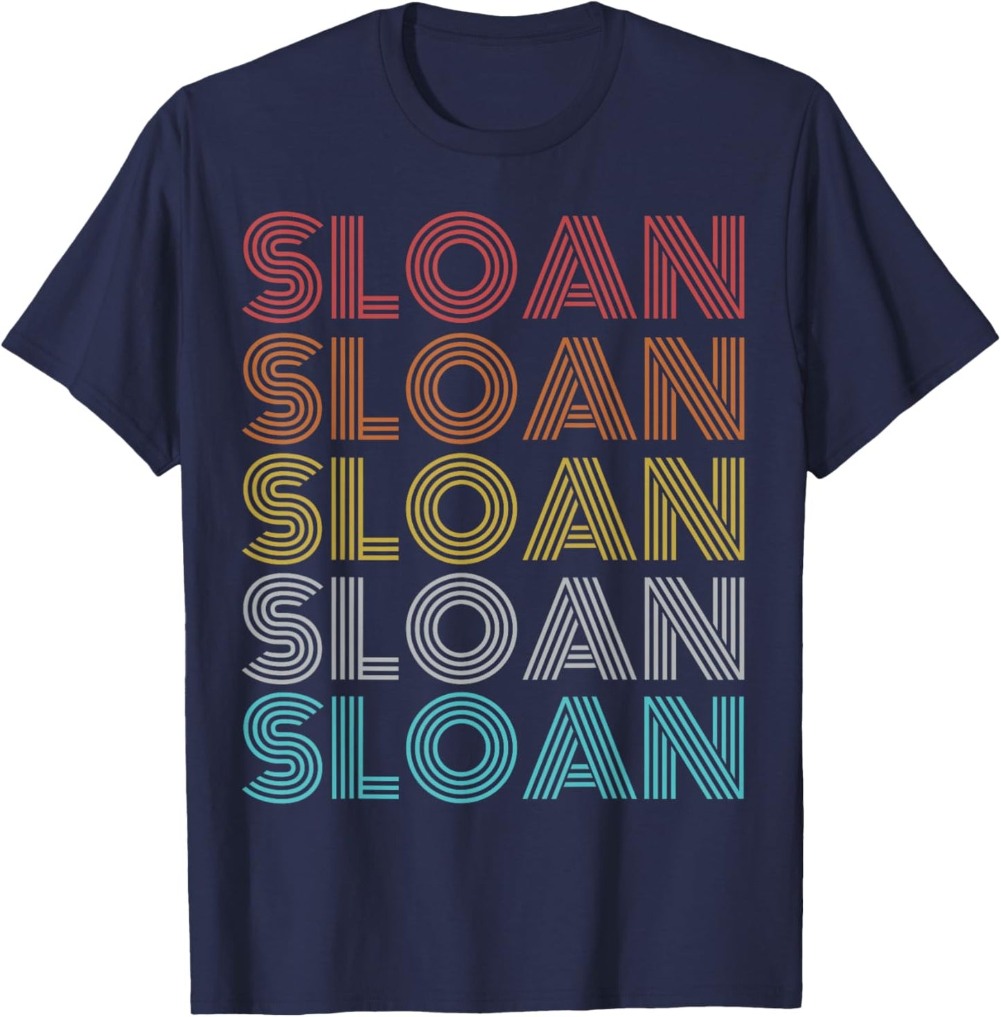 Retro Vintage Sloan T-Shirt - T-Shirt | Navy