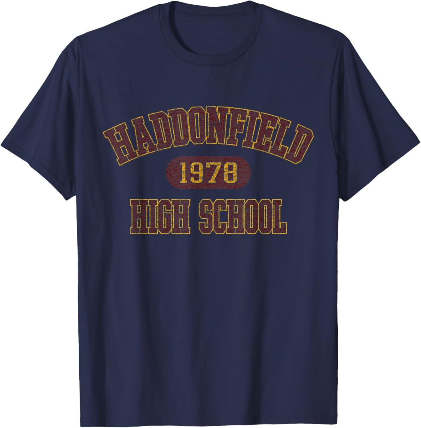 Retro Haddonfield High School T-Shirt - T-Shirt | Navy