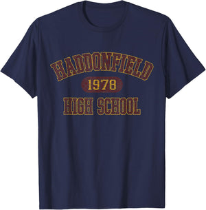 Retro Haddonfield High School T-Shirt - T-Shirt | Navy