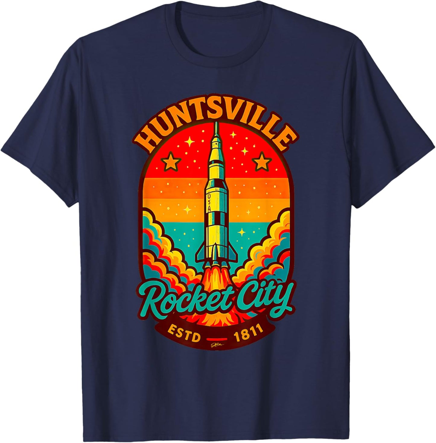 Huntsville, Alabama T-Shirt - T-Shirt | Navy