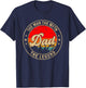 Dad the Man the Myth the Legend Father's Day for Grandpa T-Shirt - T-Shirt | Navy