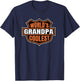 World's Coolest Grandpa, Motorcycle Grandpa T-Shirt - T-Shirt | Navy