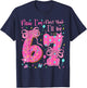 6th Birthday Girl Outfit Now Im 6 Next Year Ill Be 7 T-Shirt - T-Shirt | Navy
