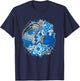 NBA Orlando Magic Psychedelic Basketball Collage T-Shirt - T-Shirt | Navy