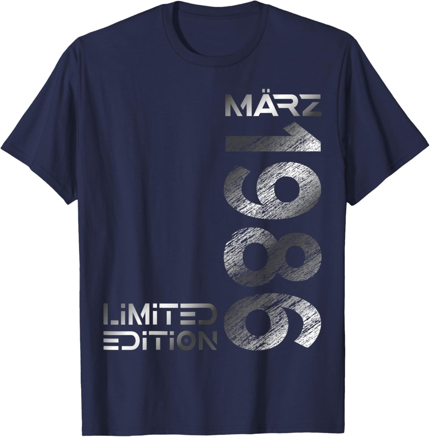 März 1986 Mann Frau 40. Geburtstag Limited Edition T-Shirt - T-Shirt | Navy