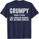 Grumpy Fathers Day regular Grandpa Funny Grumpy T-Shirt - T-Shirt | Navy