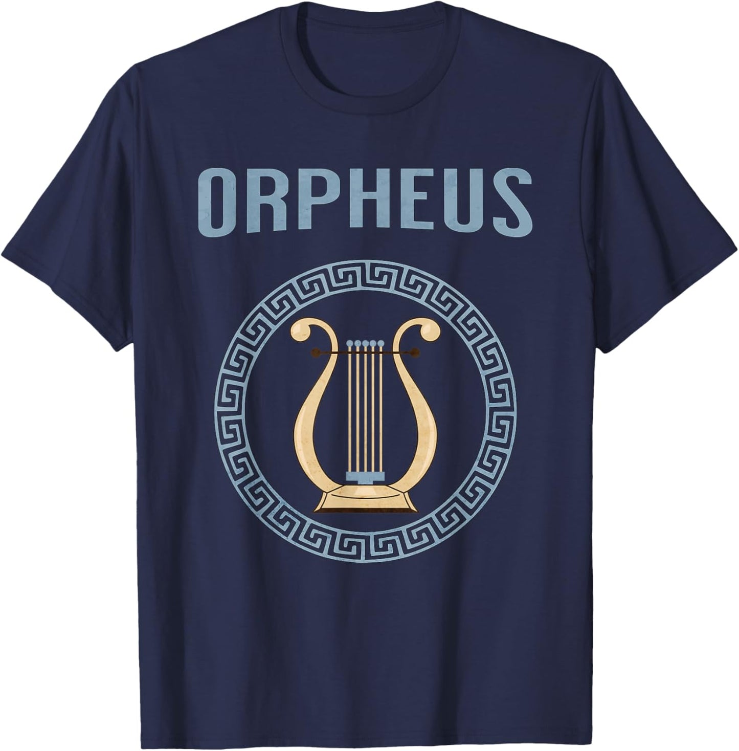 Orpheus Ancient Greek Musician and Poet Greek Mythology T-Shirt - T-Shirt | Navy