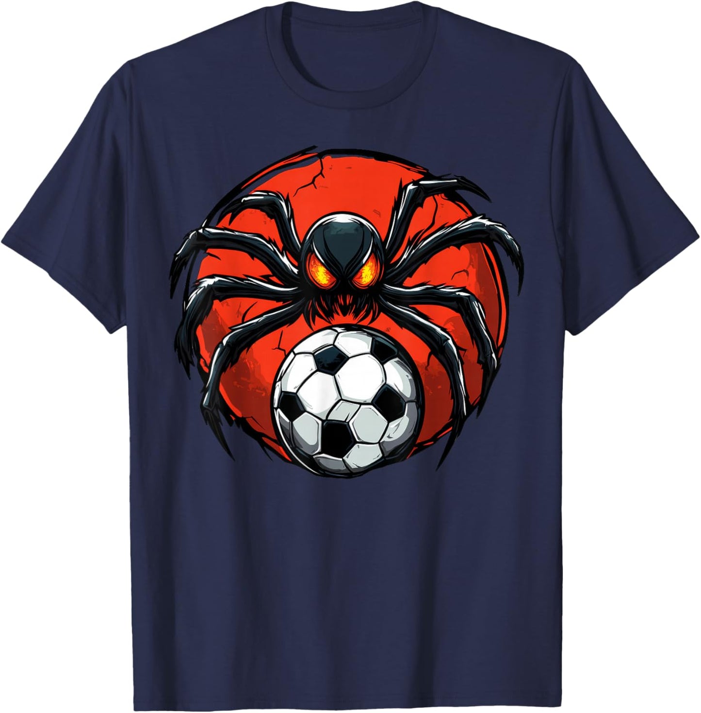Spider Football / Football Spider T-Shirt - T-Shirt | Navy