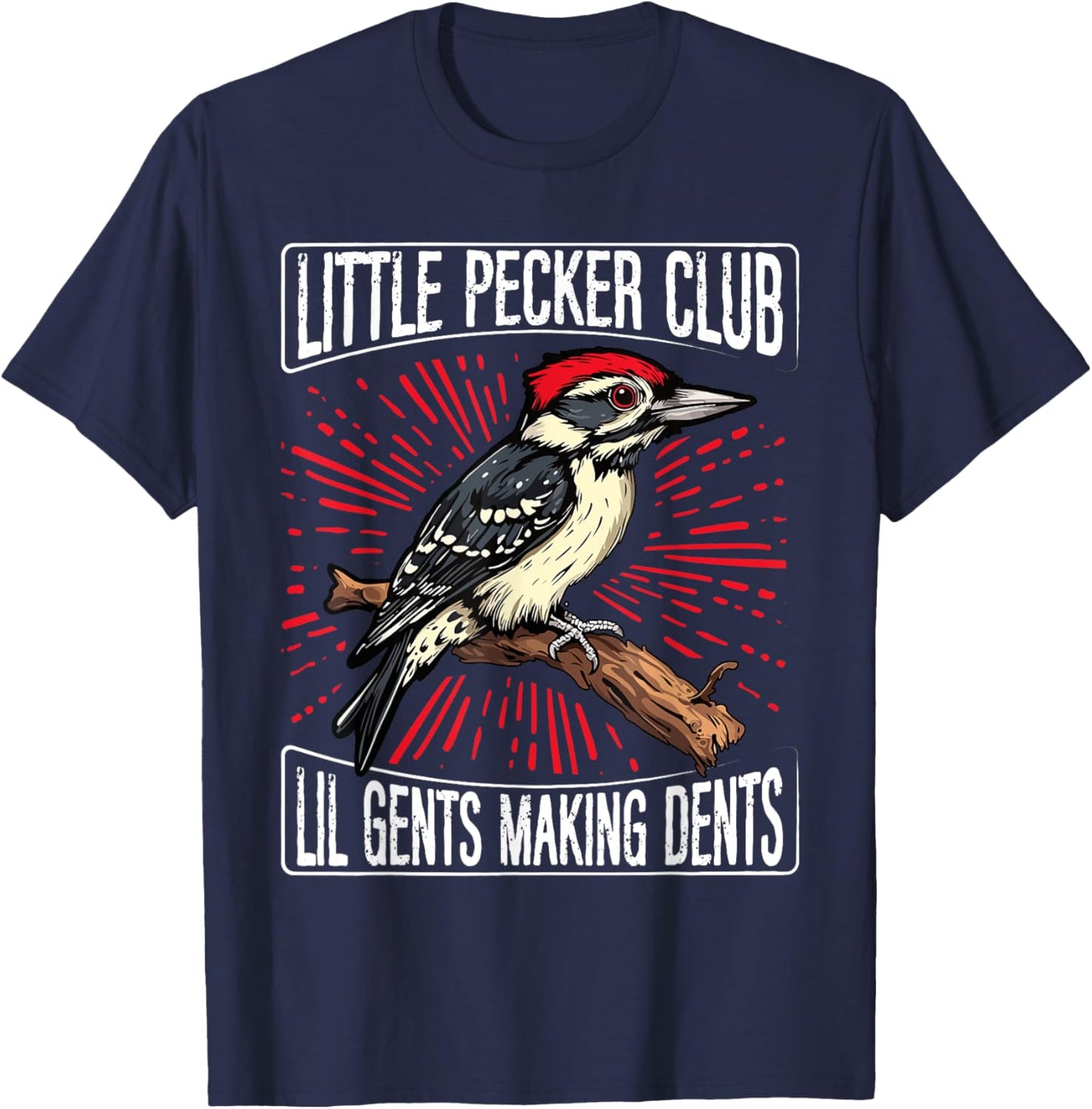 Little Pecker Club Lil Gents Making Dents T-Shirt - T-Shirt | Navy