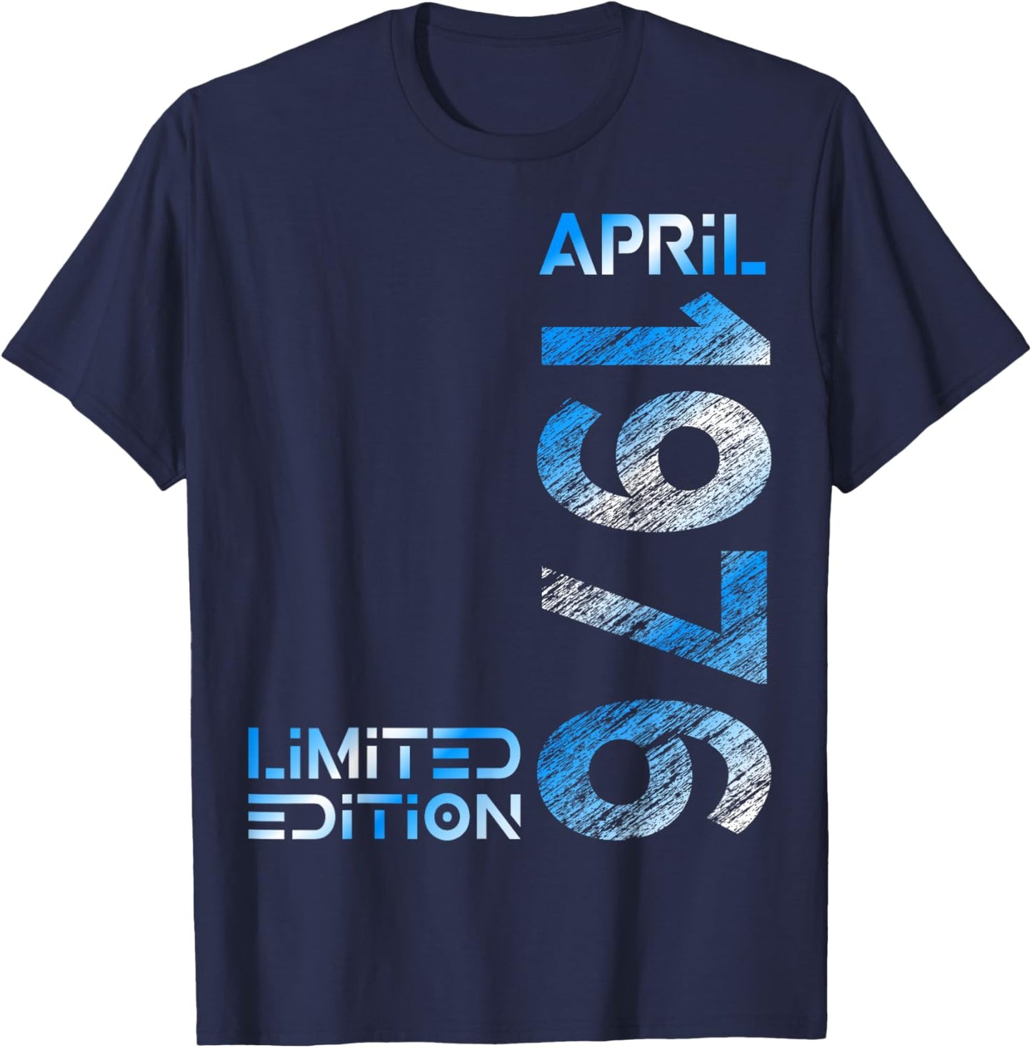Limited Edition April 1976 Mann Frau 50. Geburtstag T-Shirt - T-Shirt | Navy
