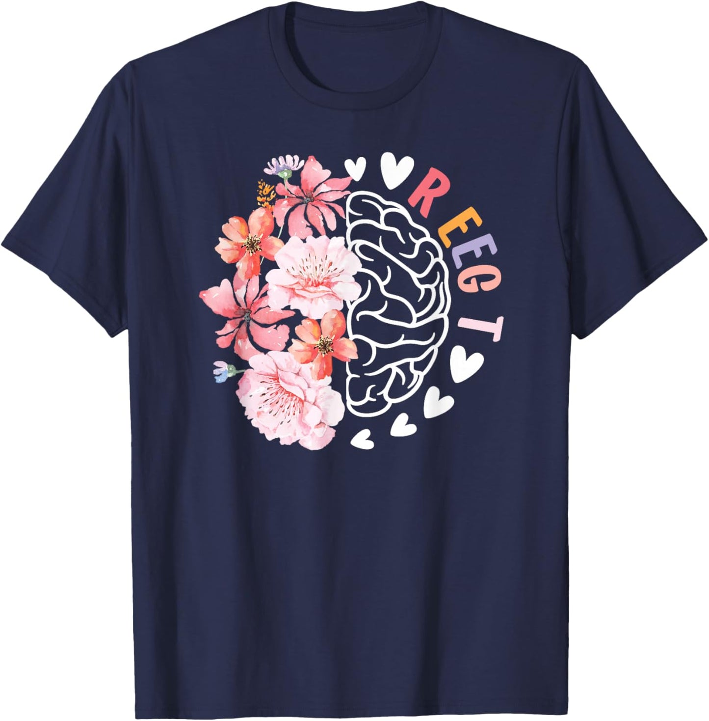 R EEG T EEG Tech EEG Technician Appreciation T-Shirt - T-Shirt | Navy