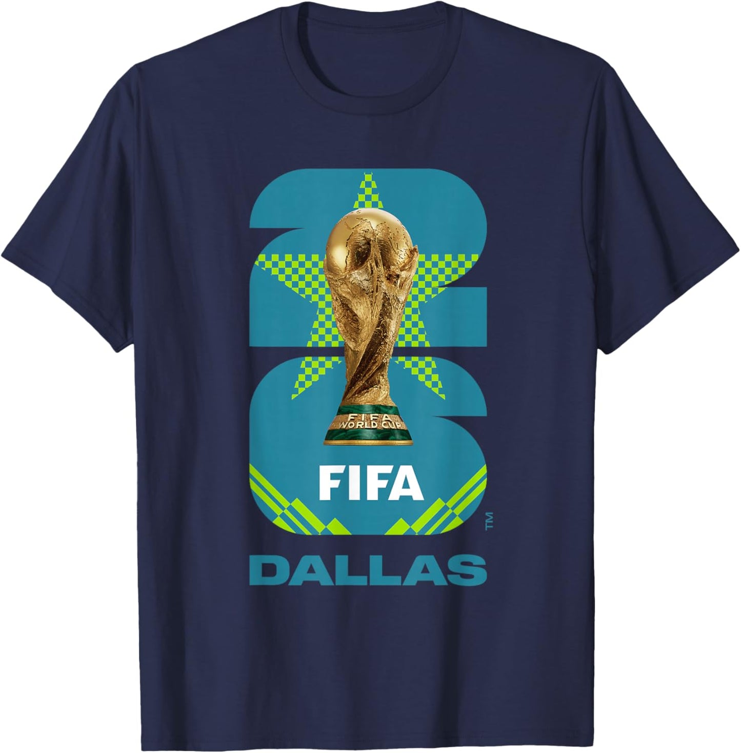 FIFA World CUP26 Dallas Trophy Color T-Shirt - T-Shirt | Navy