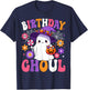 Birthday Ghoul Anniversary Funny Halloween Birthday Ghost T-Shirt - T-Shirt | Navy