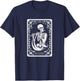 The Flutist Tarot Card, Flute Player T-Shirt - T-Shirt | Navy