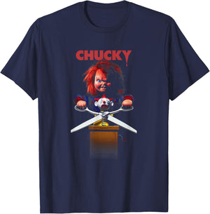 Chucky Deadly Toy Ride T-Shirt - T-Shirt | Navy