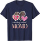 I Love Being Called Momo Mother's Day Leopard Mom Grandma T-Shirt - T-Shirt | Navy