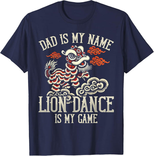 Lion Dance Lunar New Year Chinese New Year Lion Dance T-Shirt - T-Shirt | Navy