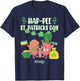 Hap-pee Urology Nurse St. Patrick's Day Urologist Nursing T-Shirt - T-Shirt | Navy