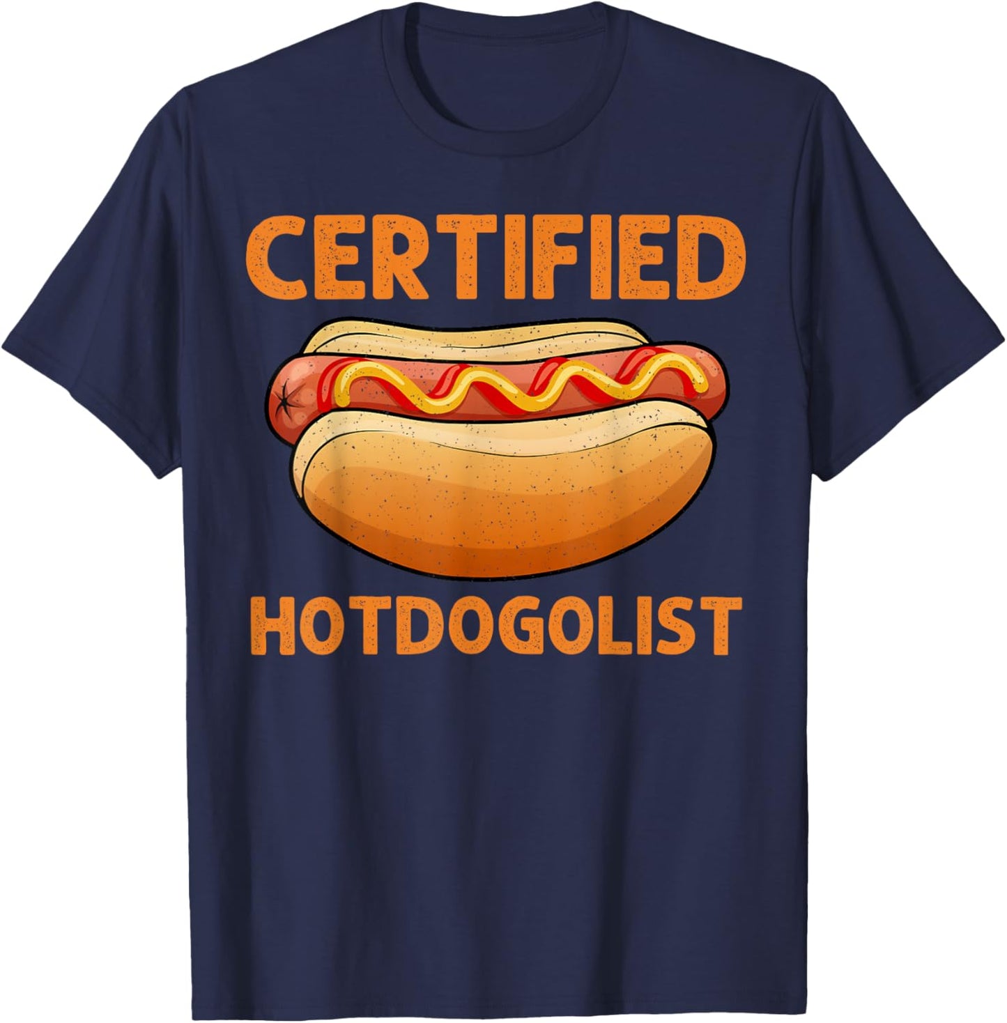 Cool Hotdog Outfit Women Adult Hotdog Hot Dog Lover T-Shirt - T-Shirt | Navy