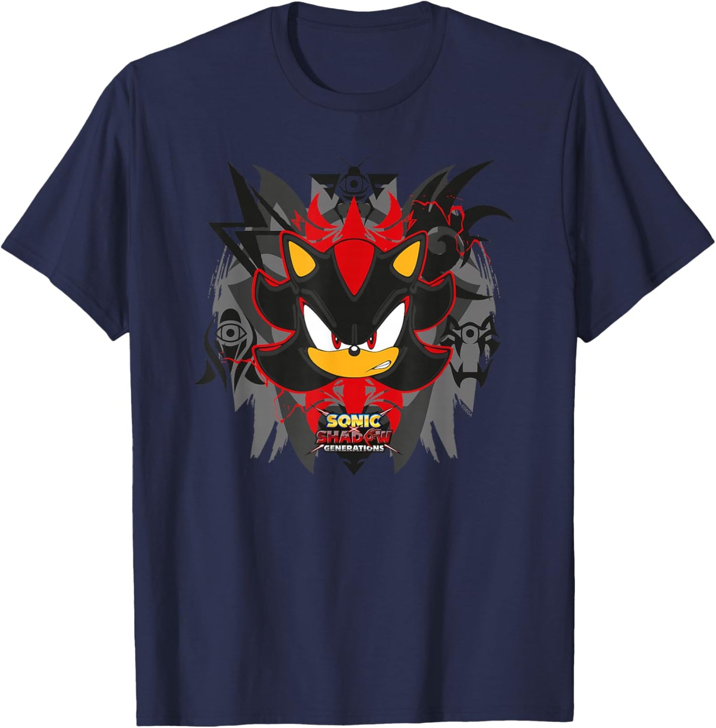 Sonic The Hedgehog, Sonic X Shadow Generations - Symbols T-Shirt - T-Shirt | Navy