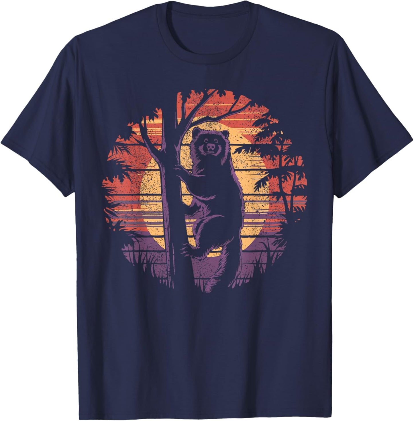 Vintage Binturong T-Shirt - T-Shirt | Navy