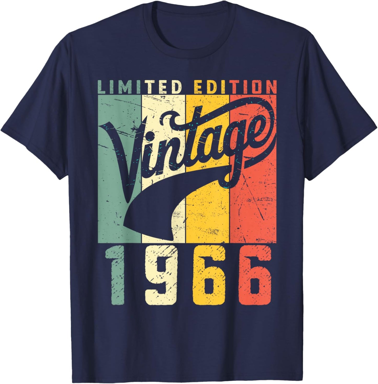 60 Years Old Legend Since 1966 Men's Women's 60th Birthday T-Shirt - T-Shirt | Navy