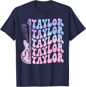 Taylor Name, Boy Girl Funny T-Shirt - T-Shirt | Navy