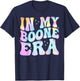 in My Boone Era Funny Boone Heart Men Women Kids Groovy T-Shirt - T-Shirt | Navy
