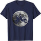 Sesame Street Ernie and Bert in Moonlight Shadow Bicycle T-Shirt - T-Shirt | Navy