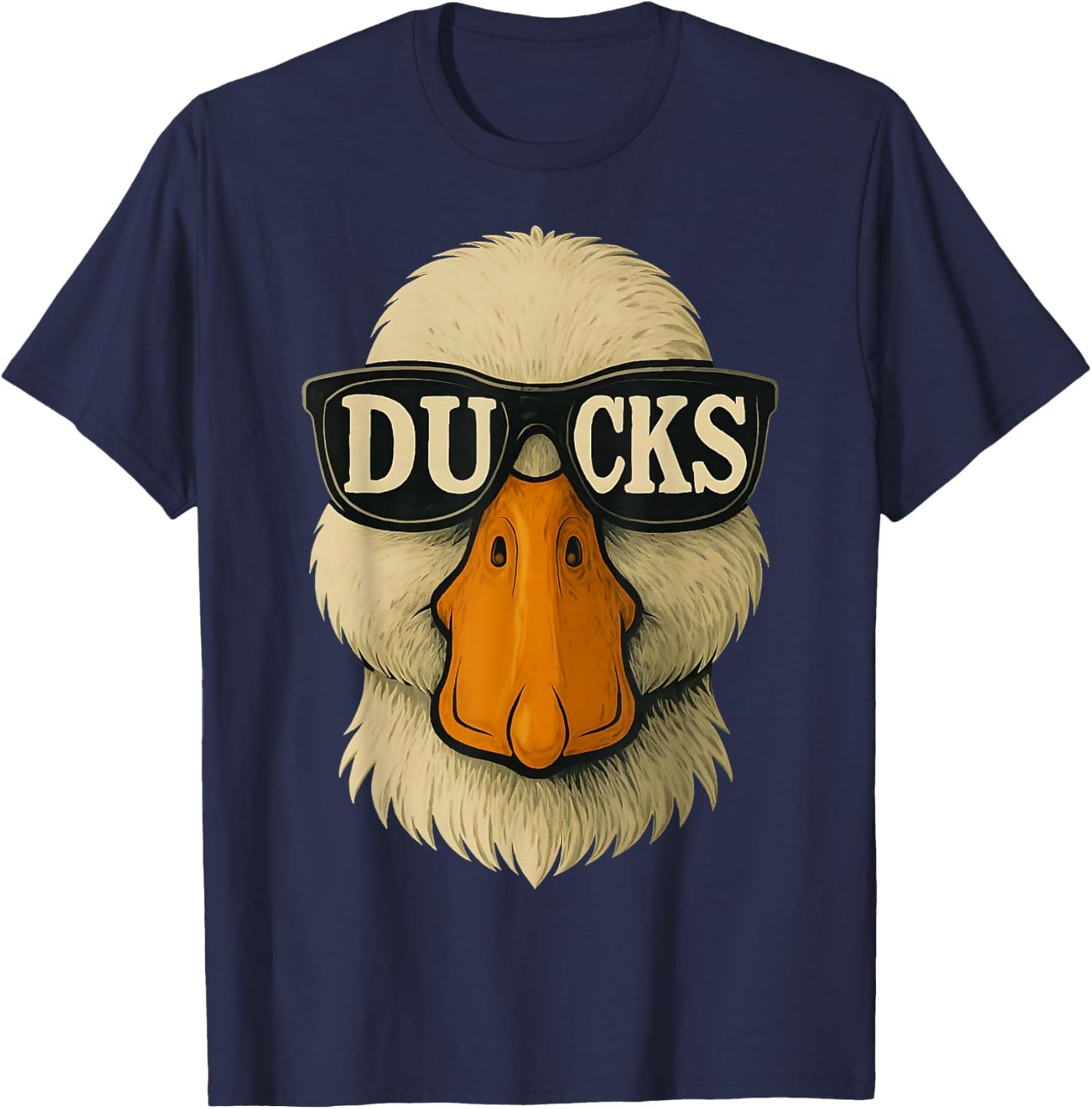 Retro Ducks Name Graphic Apparel Women Kid Boy Girl T-Shirt - T-Shirt | Navy