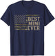 Camo Best Mimi Ever USA Flag Mothers Day Grandma T-Shirt - T-Shirt | Navy