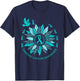 Ovian Cancer Awareness Teal Ribbon Support Squad Women Gifts T-Shirt - T-Shirt | Navy
