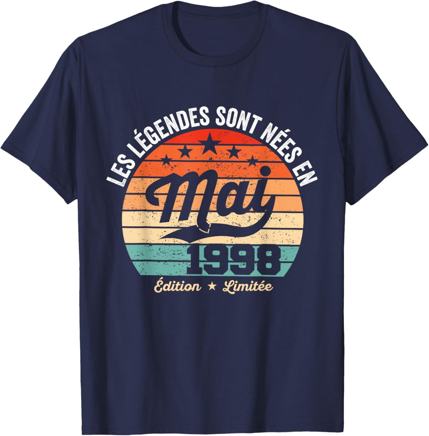 Les Légendes sont Neés en Mai 1998 28e Anniversaire T-Shirt - T-Shirt | Navy