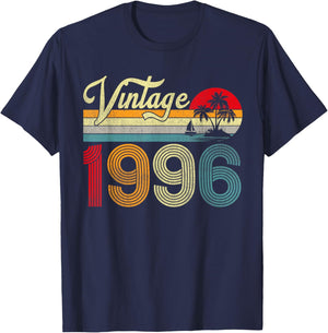 30 Years Old Gifts Vintage 1996 30th Birthday Men Women T-Shirt - T-Shirt | Navy