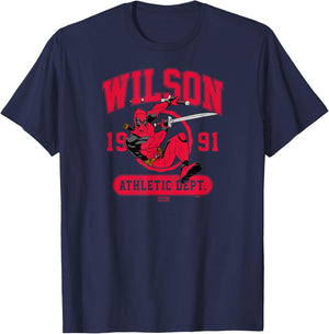 Deadpool - Wade Wilson Collegiate T-Shirt - T-Shirt | Navy
