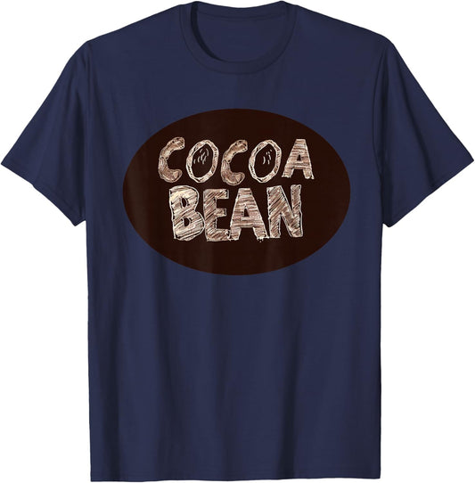 Funny Cocoa Bean Costume for Chocolate Boys and Girls T-Shirt - T-Shirt | Navy