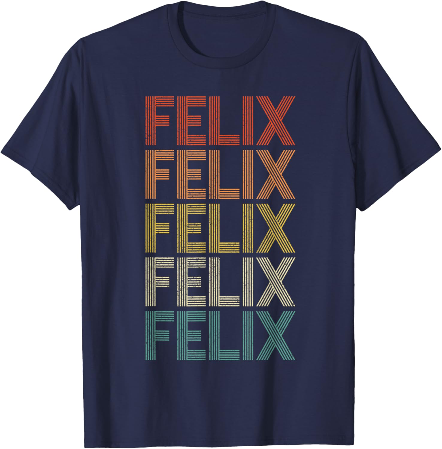 Felix Retro Vintage T-Shirt - T-Shirt | Navy