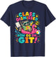 Raccoon Class Dismissed Now Go On Git Fun Last Day of School T-Shirt - T-Shirt | Navy