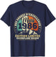 Vintage Mars 1986 Cadeau Anniversaire 40 Ans Hommes Femmes T-Shirt - T-Shirt | Navy