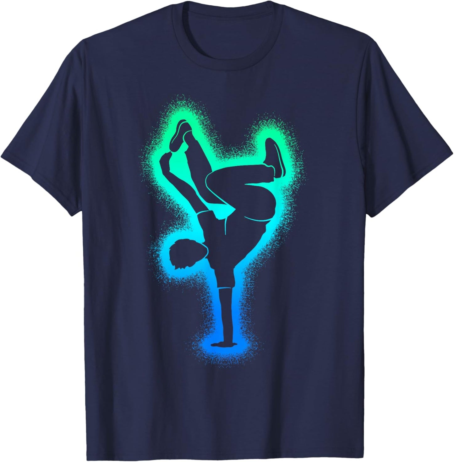 Breakdance Dance Men Kids Boys Breakdancing T-Shirt - T-Shirt | Navy