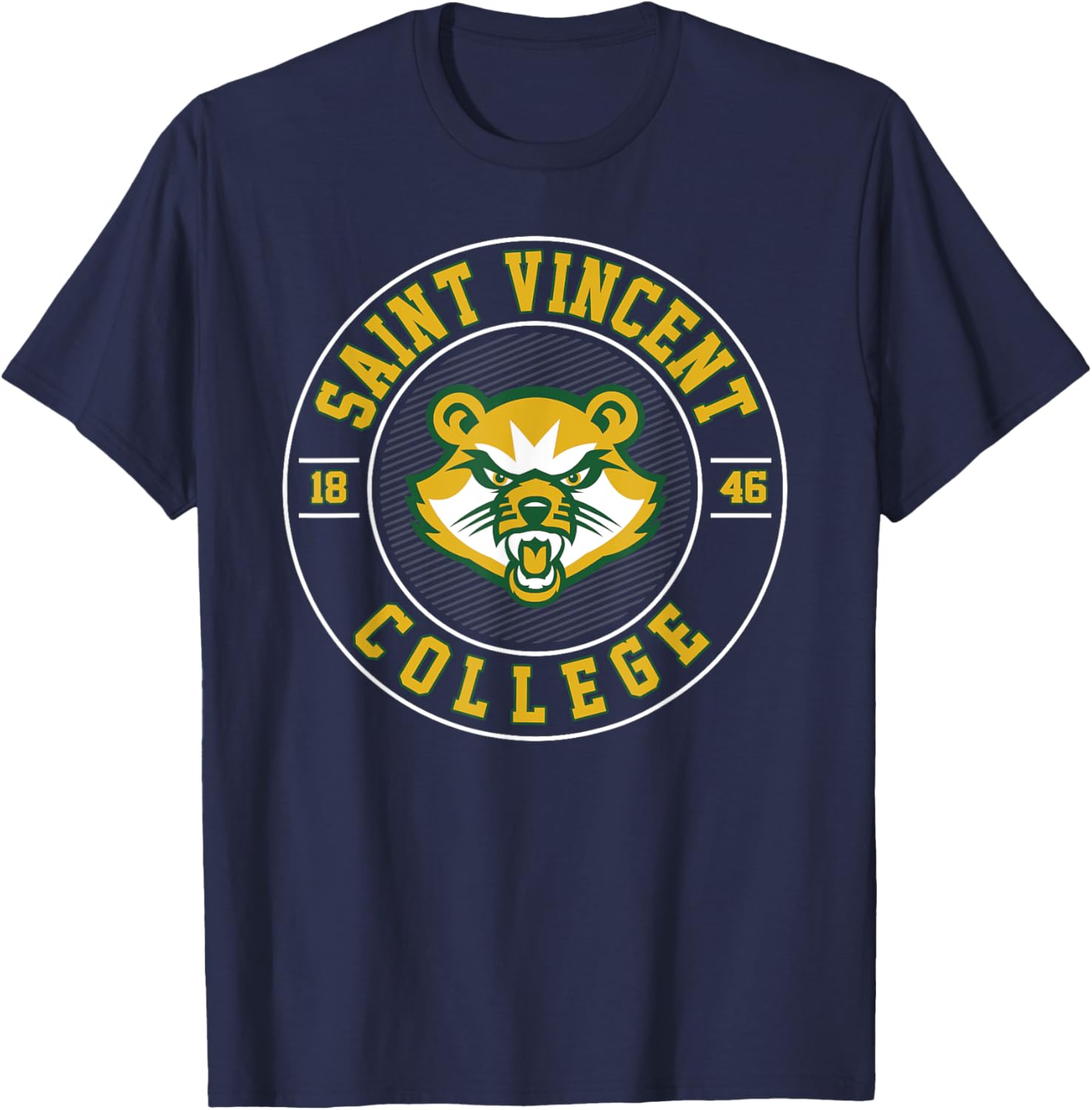Saint College Vincent Athletics Vintage Design Men Women T-Shirt - T-Shirt | Navy