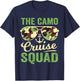Camo Cruise Squad 2025 Retro Vintage Family Matching Camo T-Shirt - T-Shirt | Navy