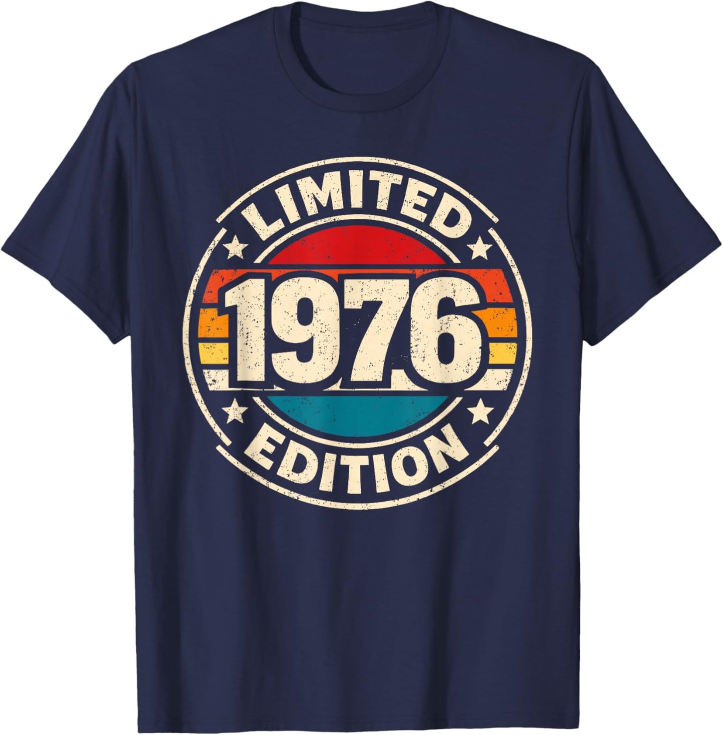 Limited Edition 1976 50th Birthday T-Shirt - T-Shirt | Navy