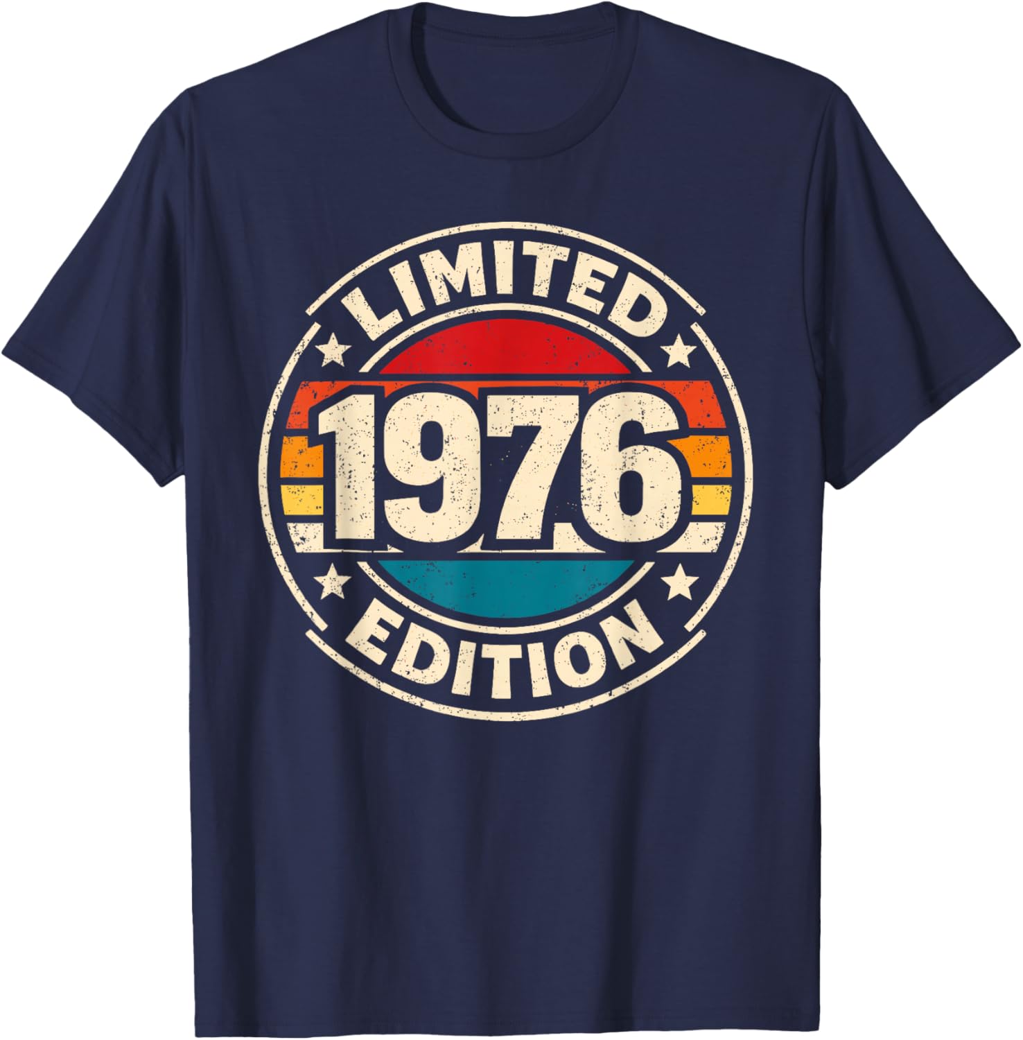 Limited Edition 1976 50th Birthday T-Shirt - T-Shirt | Navy