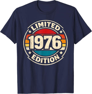 Limited Edition 1976 50th Birthday T-Shirt - T-Shirt | Navy