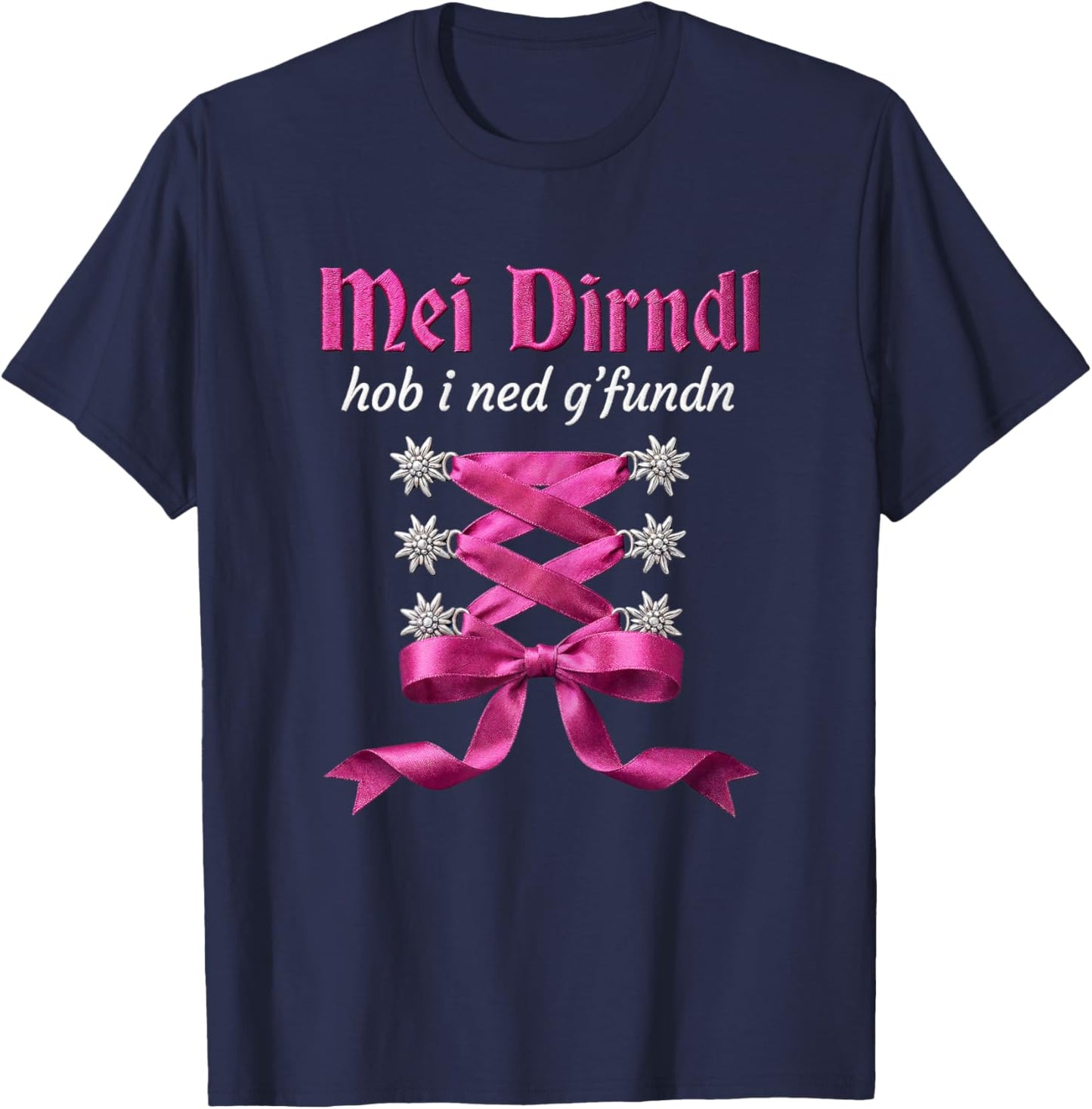 Trachtenshirt Damen Trachten Passend für Oktoberfest T-Shirt - T-Shirt | Navy