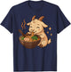 Goat with Noodles Ramen Kawaii Goat T-Shirt - T-Shirt | Navy
