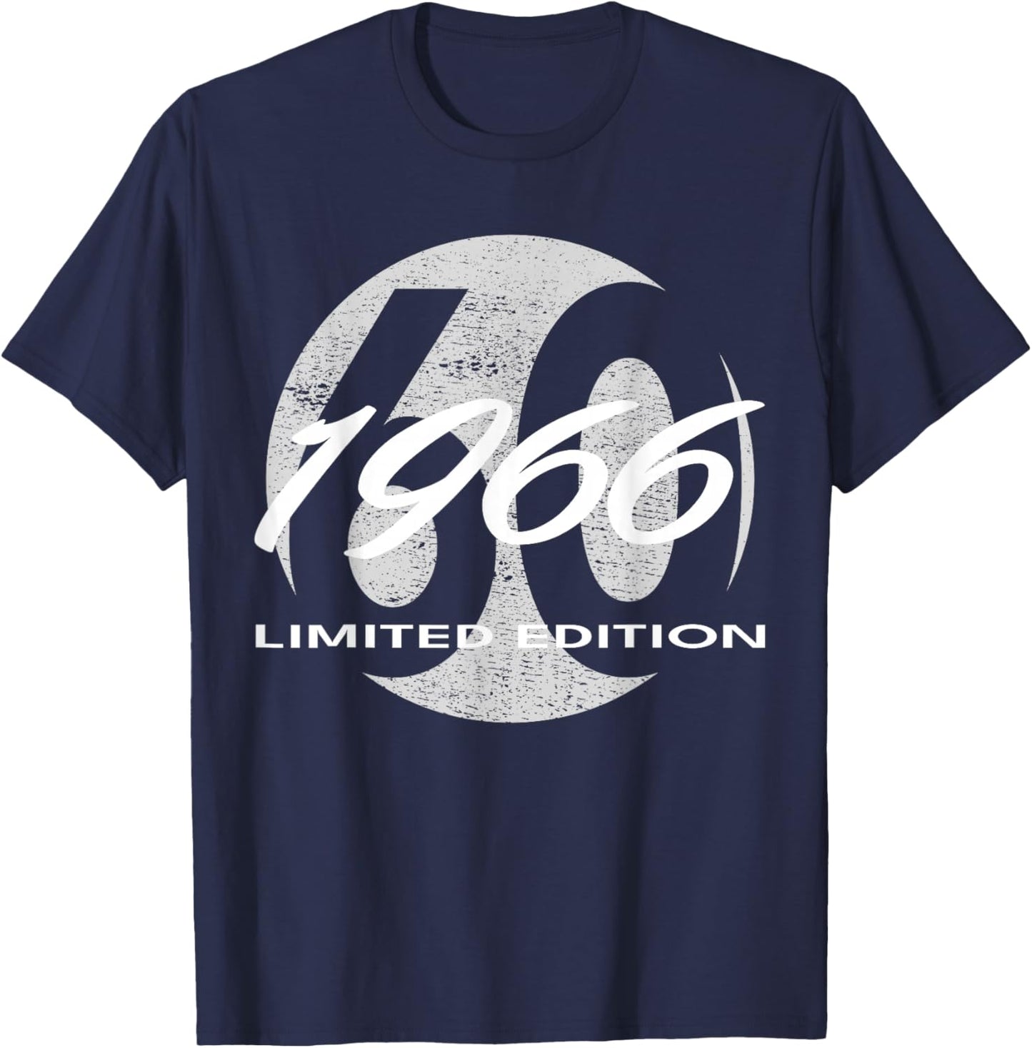 60th Birthday Man Woman 60 Years 1966 Funny Gift T-Shirt - T-Shirt | Navy