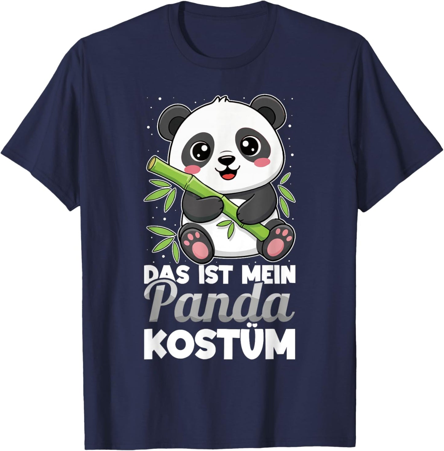 Das Ist Mein Panda Kostüm Karneval Fasching T-Shirt - T-Shirt | Navy