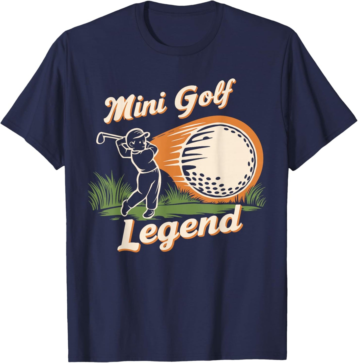 Mini Golf Legend Funny Mini Golf Champion Vintage Kids T-Shirt - T-Shirt | Navy